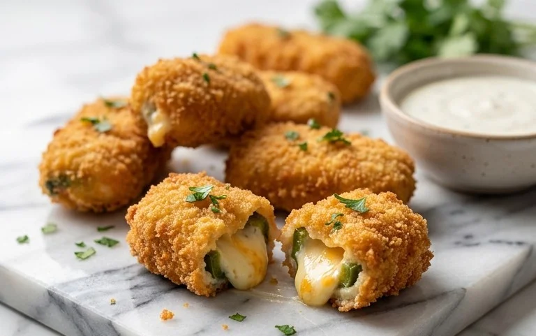 Fried Jalapeno Popper Bites