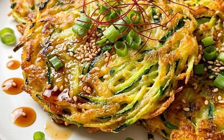 Quick & Easy Korean Zucchini Fritters (Hobak Jeon)