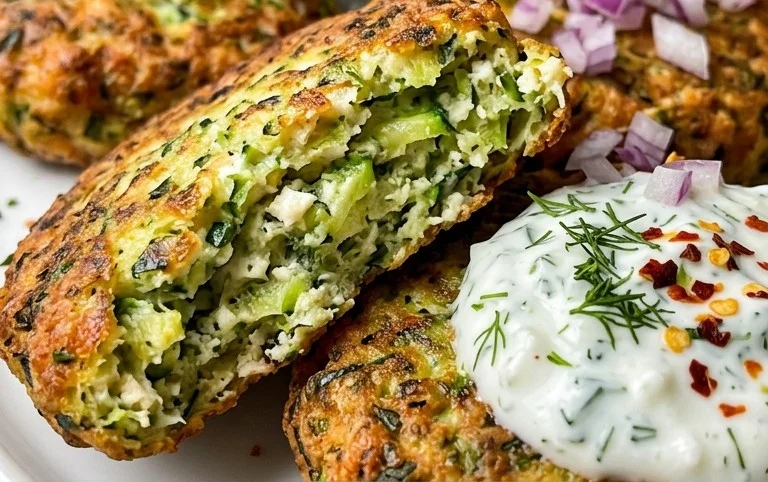 Kolokithokeftedes (Greek Zucchini Fritters)