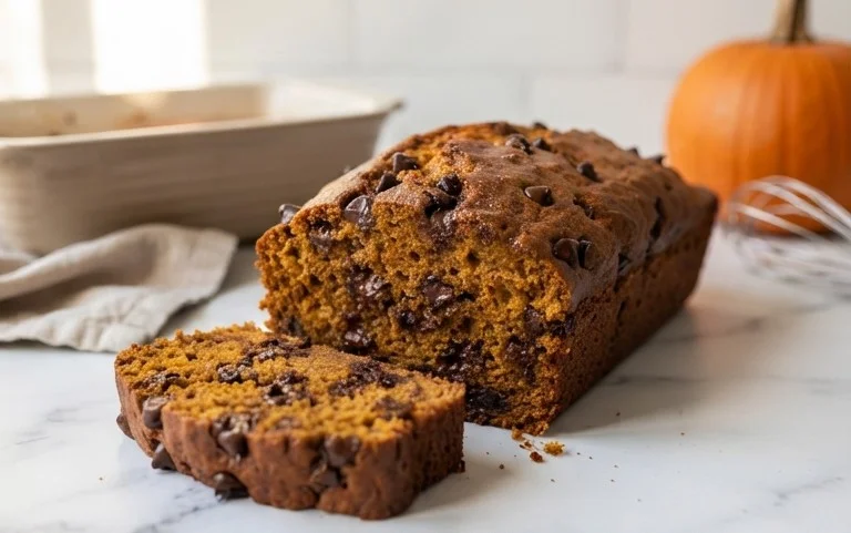 Pumpkin Chocolate Chip Bread