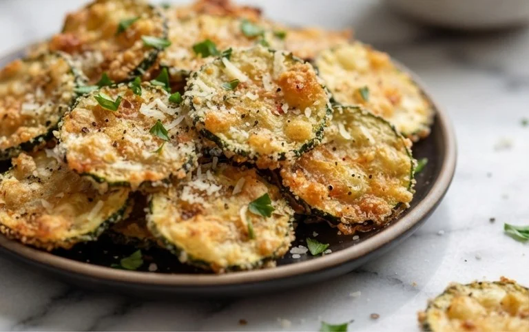 Crispy Baked Zucchini Chips