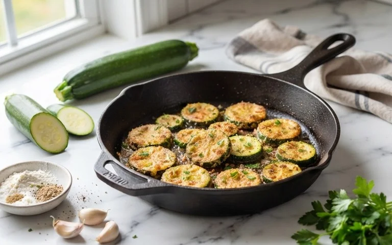 Pan Fried Zucchini